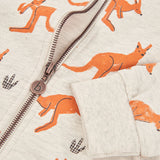 Fleecejacke mit Print