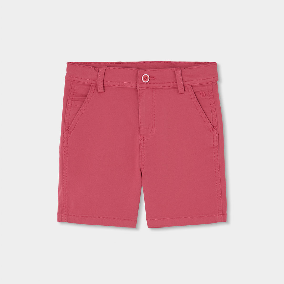 Boboli Children's Clothing Line Bermuda shorts, in solid color with piped pockets and adjustable ...