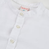 Camicia lino manica lunga - BOBOLI - Colore: Bianco - Stagione: Primavera-Estate