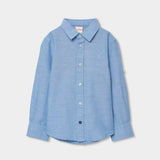 Camicia lino manica lunga - BOBOLI - Colore: Azzurro - Stagione: Primavera-Estate