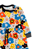 Vestito di felpa fiori - BOBOLI - Sesso: Bambina - Colore: uni - Stagione: Autunno-Inverno