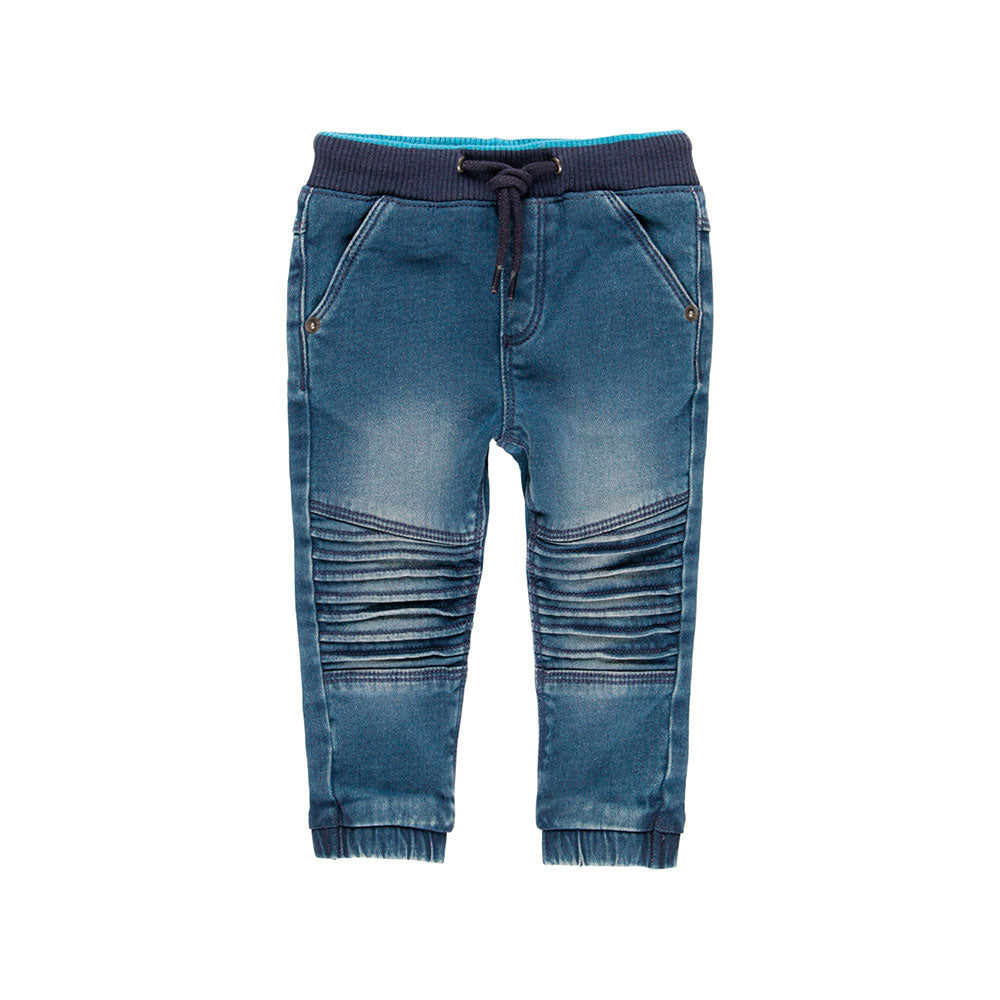 Weiche Jeanshose aus der Boboli-Kinderbekleidungslinie, mit Kordelzug in der Taille und Taschen, ...