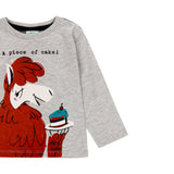 Basic-Jersey-T-Shirt für Jungen