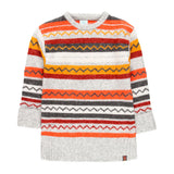 PULLOVER LANG FARBIGE STREIFEN