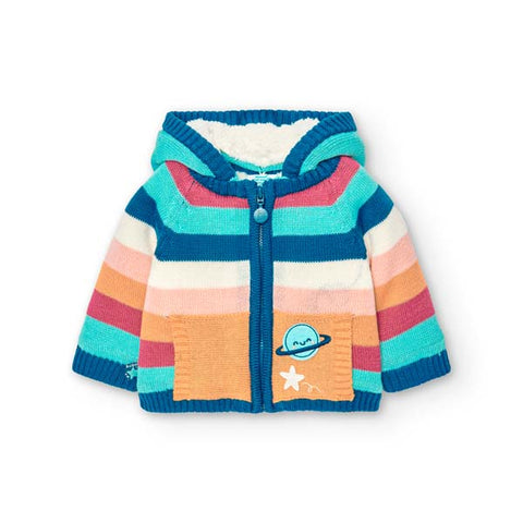 Knitted jacket for babies