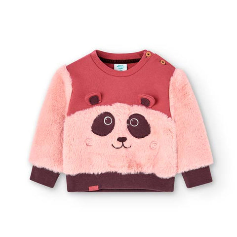 Felpa felpata - BOBOLI - Sesso: Bambina - Colore: uni - Stagione: Autunno-Inverno