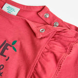 Jersey-T-Shirt für Mädchen