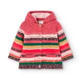 Giacchetta tricot a righe - BOBOLI - Sesso: Bambina - Colore: uni - Stagione: Autunno-Inverno