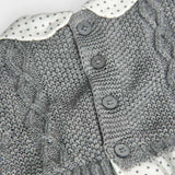 Kombiniertes Strickkleid für Babys