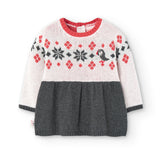 Knitted dress for girl