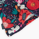 Gefütterte Blumenjacke für Mädchen