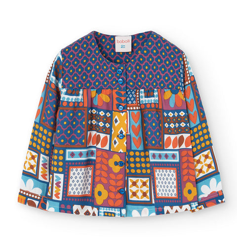 Blusa stampato per bimba - BOBOLI - Sesso: Bambina - Colore: uni - Stagione: Autunno-Inverno