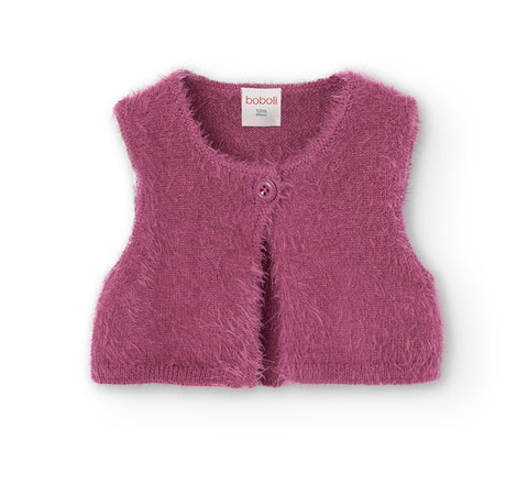 Gilet maglia - BOBOLI - Sesso: Bambina - Colore: uni - Stagione: Autunno-Inverno
