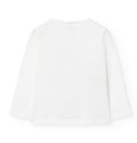 Maglietta jersey basic - BOBOLI - Sesso: Bambina - Colore: Bianco - Stagione: Autunno-Inverno