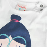 Basic Jersey-T-Shirt für Mädchen