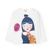 Basic Jersey-T-Shirt für Mädchen