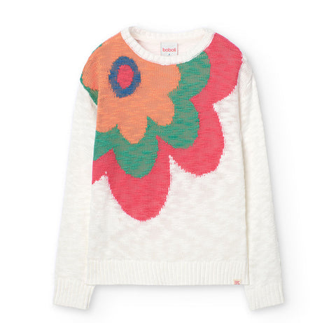 Girls' knit sweater
