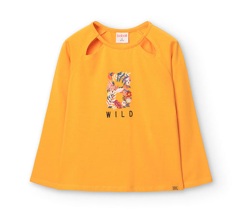 Maglietta jersey elastico per ragazza