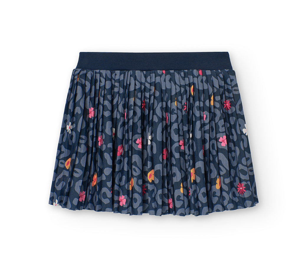 Rock aus der Kinderbekleidungslinie Boboli, plissiert mit elastischem Bund und Blumenmuster.
 

Z...