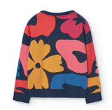 Maglione  fiori - BOBOLI - Sesso: Bambina - Colore: uni - Stagione: Autunno-Inverno