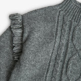 Fransen-Strickpullover für Mädchen