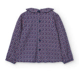 Blusa pois per bimba - BOBOLI - Sesso: Bambina - Colore: uni - Stagione: Autunno-Inverno