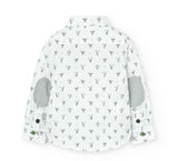Bedrucktes Popeline-Hemd für Babys