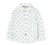Camicia popelin stampato - BOBOLI - Colore: uni - Stagione: Autunno-Inverno