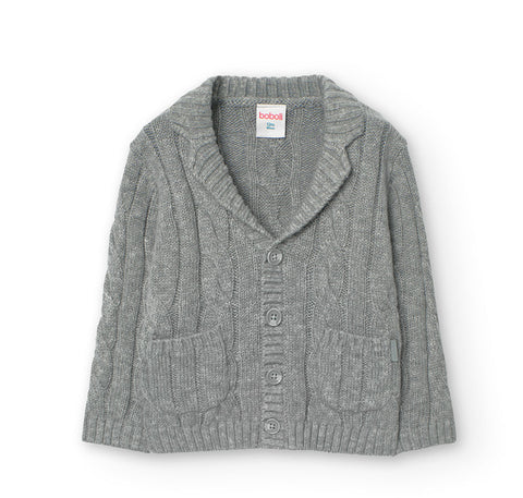 Knitted jacket for baby boy
