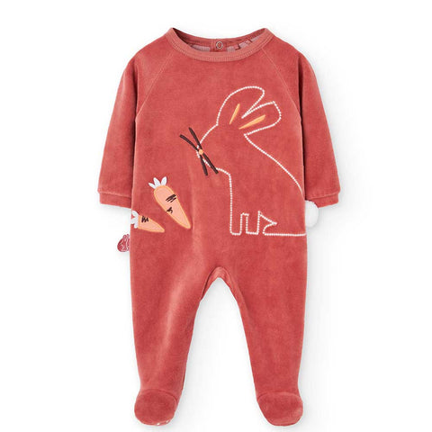 Tutina ciniglia - BOBOLI - Colore: Arancione - Stagione: Autunno-Inverno