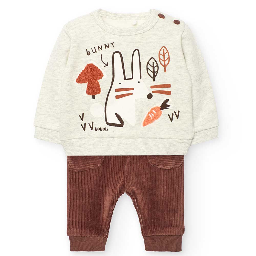 Composizione: Pullover:100%Baumwolle Hose:70%Baumwolle 30%Polyester
Waschanleitung: Maschinenwäsc...