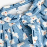 Tutina ciniglia - BOBOLI - Sesso: Bambina - Colore: Celeste - Stagione: Autunno-Inverno