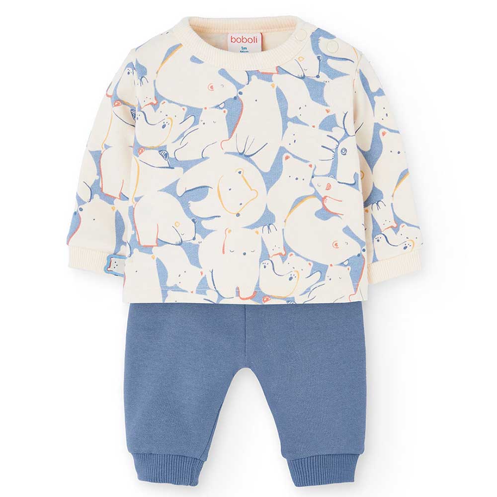 Composizione: Maglione:100%cotone Pantaloni:100%cotone
Istruzioni per il lavaggio: Lavare in lava...