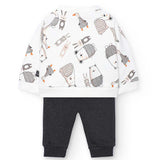 Completo 2 pezzi - BOBOLI - Colore: Grigio - Stagione: Autunno-Inverno