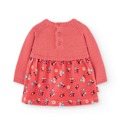Vestito maglieria combinato per ragazza -BCI