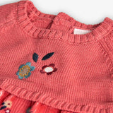 Vestito in maglia - BOBOLI - Sesso: Bambina - Colore: Arancione - Stagione: Autunno-Inverno