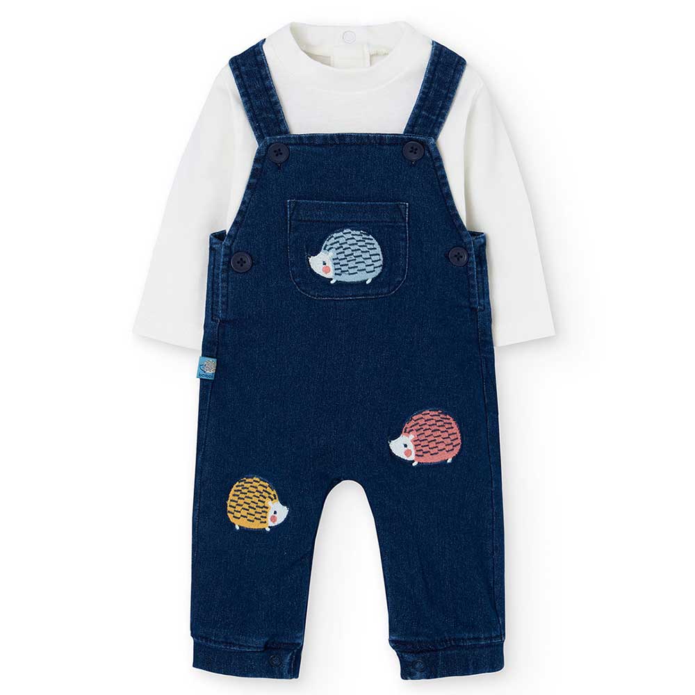Zusammensetzung: Strampler: 95% Baumwolle 5% Elasthan Hosen: 70% Baumwolle 30% Polyester Futter: ...