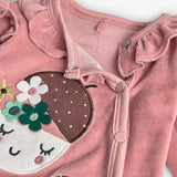 Velour romper for girl -BCI