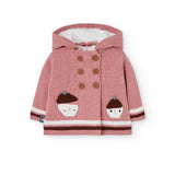 TRICOT-JACKE MIT KAPUZE