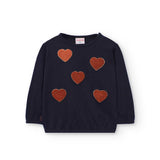 Maglietta jersey - BOBOLI - Sesso: Bambina - Colore: Grigio - Stagione: Autunno-Inverno