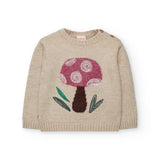 Maglione - BOBOLI - Sesso: Bambina - Colore: Beige - Stagione: Autunno-Inverno