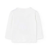 Maglietta jersey basic - BOBOLI - Sesso: Bambina - Colore: Panna - Stagione: Autunno-Inverno