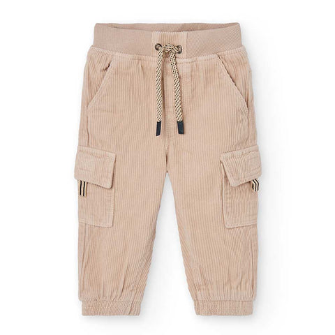 Pantaloni velluto - BOBOLI - Colore: Beige - Stagione: Autunno-Inverno