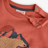 Felpa felpata - BOBOLI - Colore: Arancione - Stagione: Autunno-Inverno