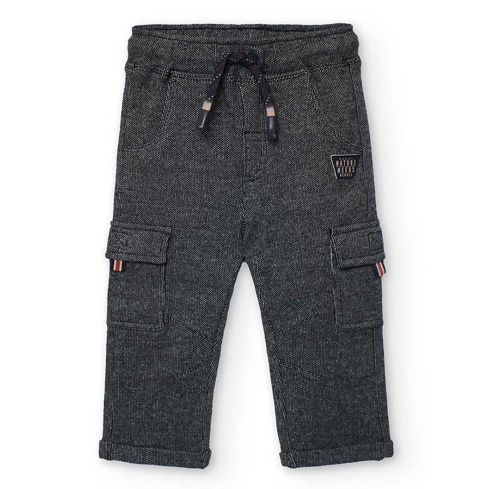 Pantaloni della Linea Abbigliamento Bambino Boboli, con modello cargo con tasche sui lati e lacce...