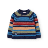 Maglione maglieria a righe per bimbo