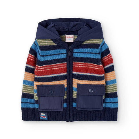Knitted jacket for boy