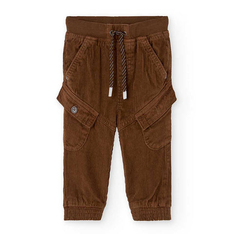 Pantaloni velluto - BOBOLI - Colore: Marrone - Stagione: Autunno-Inverno