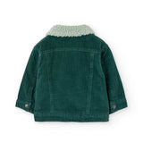 SAMTJACKE MIT KRAGEN IN