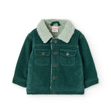 SAMTJACKE MIT KRAGEN IN